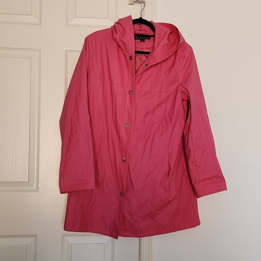 Giacca Barbie Pink Rain Coat Sz XL